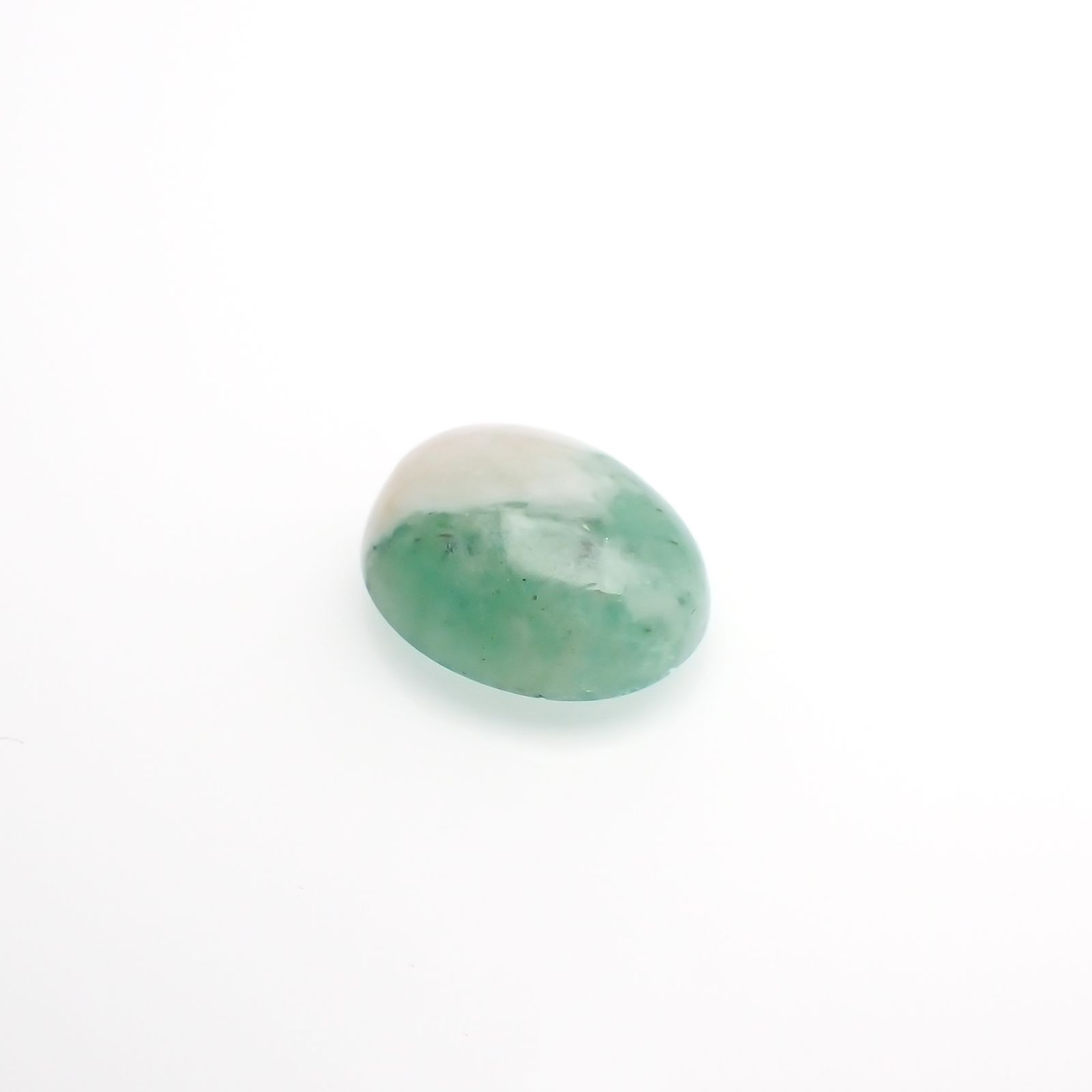 マトリックスエメラルド(エメラルドインクォーツ/フェルドスパー) ブラジル産 3.50ct[210812258]11.1×9mm前後