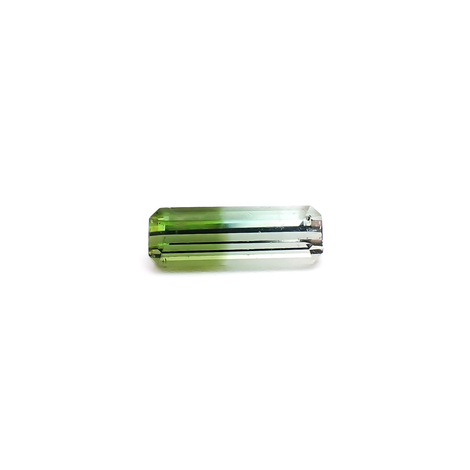 バイカラートルマリン アフガニスタン産 1.37ct / 10.8x3.7mm前後 [260932770]