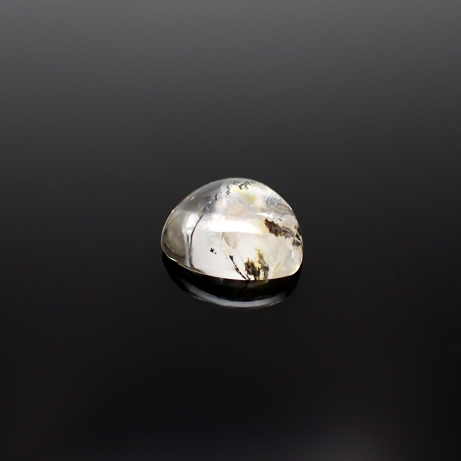 デンドリチッククォーツ ブラジル産 1.49ct[231225136]7.8x7.7mm前後
