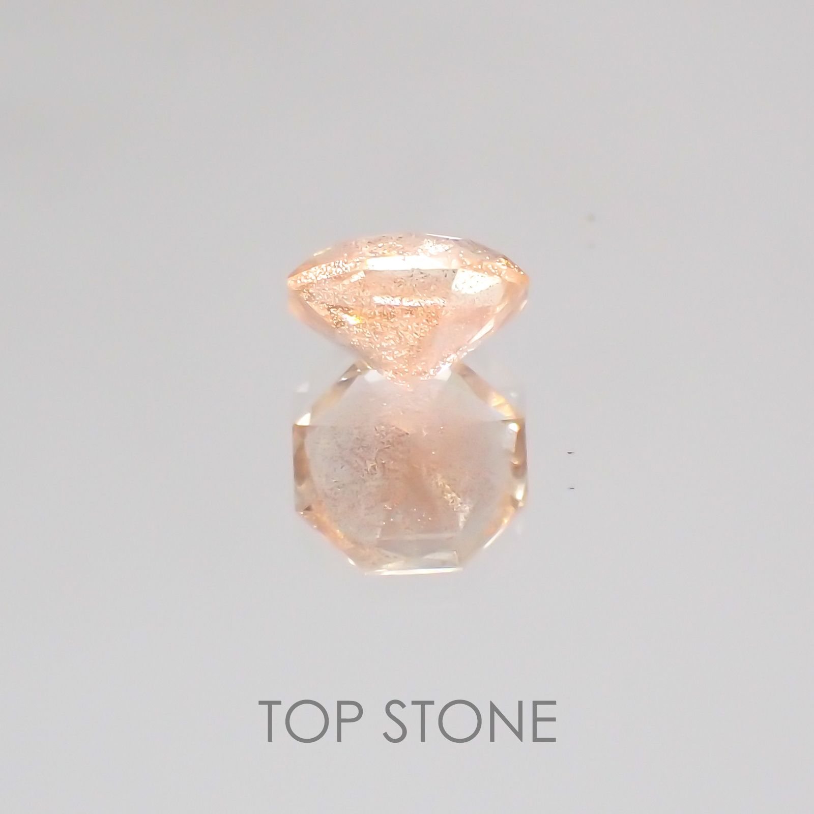 ◇オクタゴンカット◇オレゴンサンストーンSA  アメリカ産 ルース 0.44ct[210210038]5×5mm前後