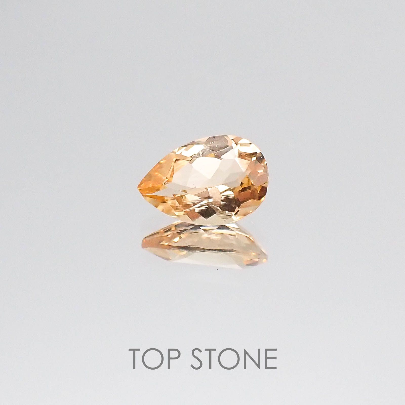インペリアルトパーズ ブラジル産 ルース 0.47ct[20084376]6.3×4.3mm前後