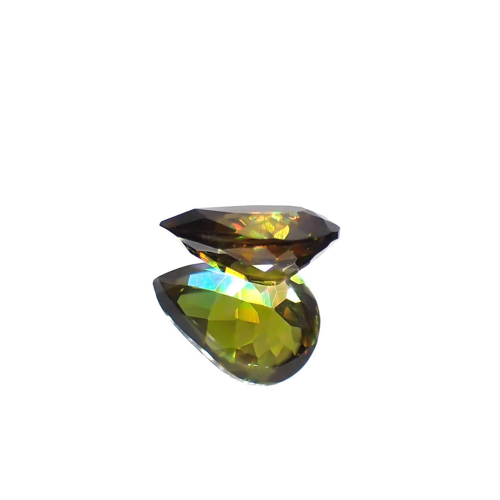 カラーチェンジスフェーン パキスタン産 0.98ct [221119182]7.8x5.7mm前後