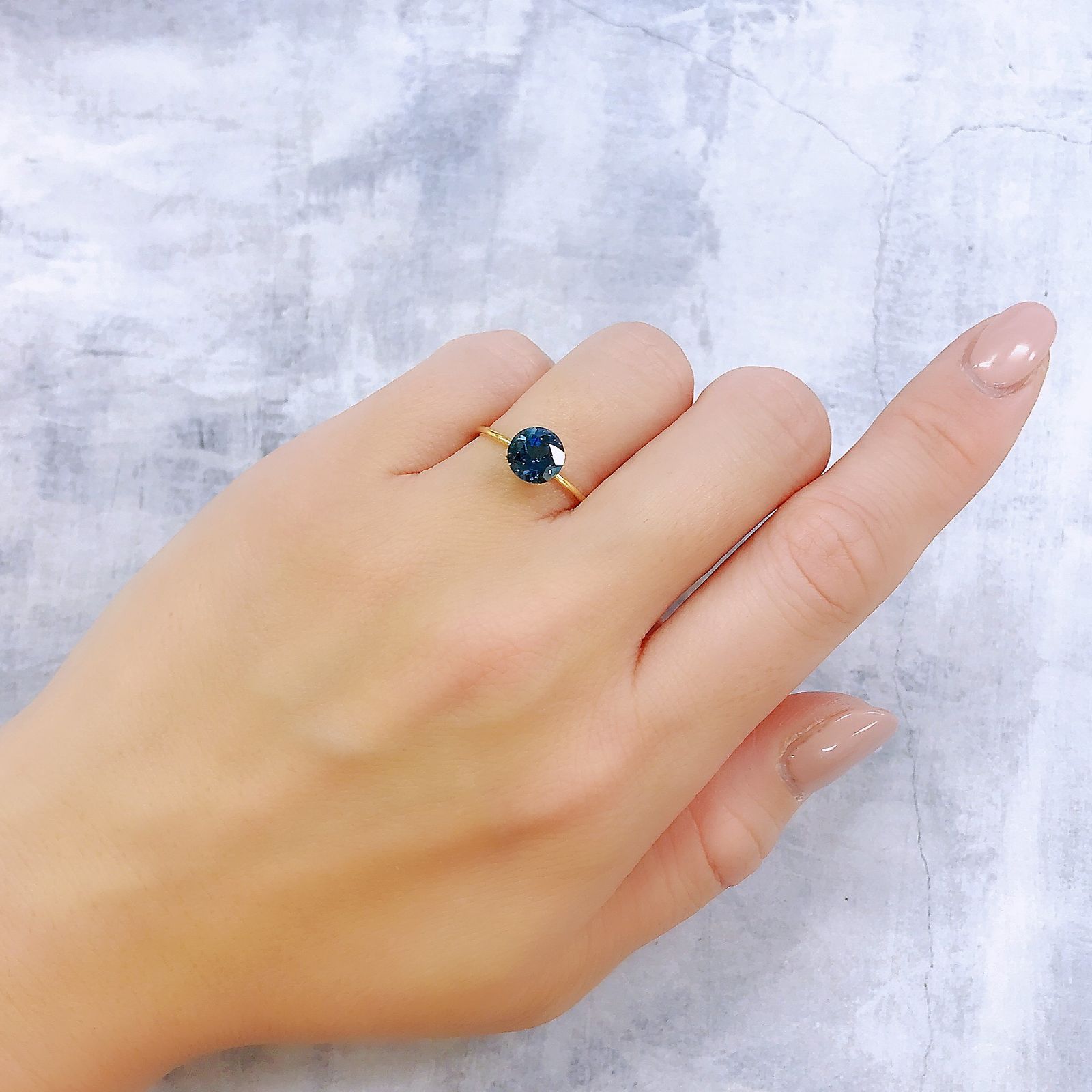 ロンドンブルートパーズ ブラジル産 1.57ct[221219296]7x7mm前後