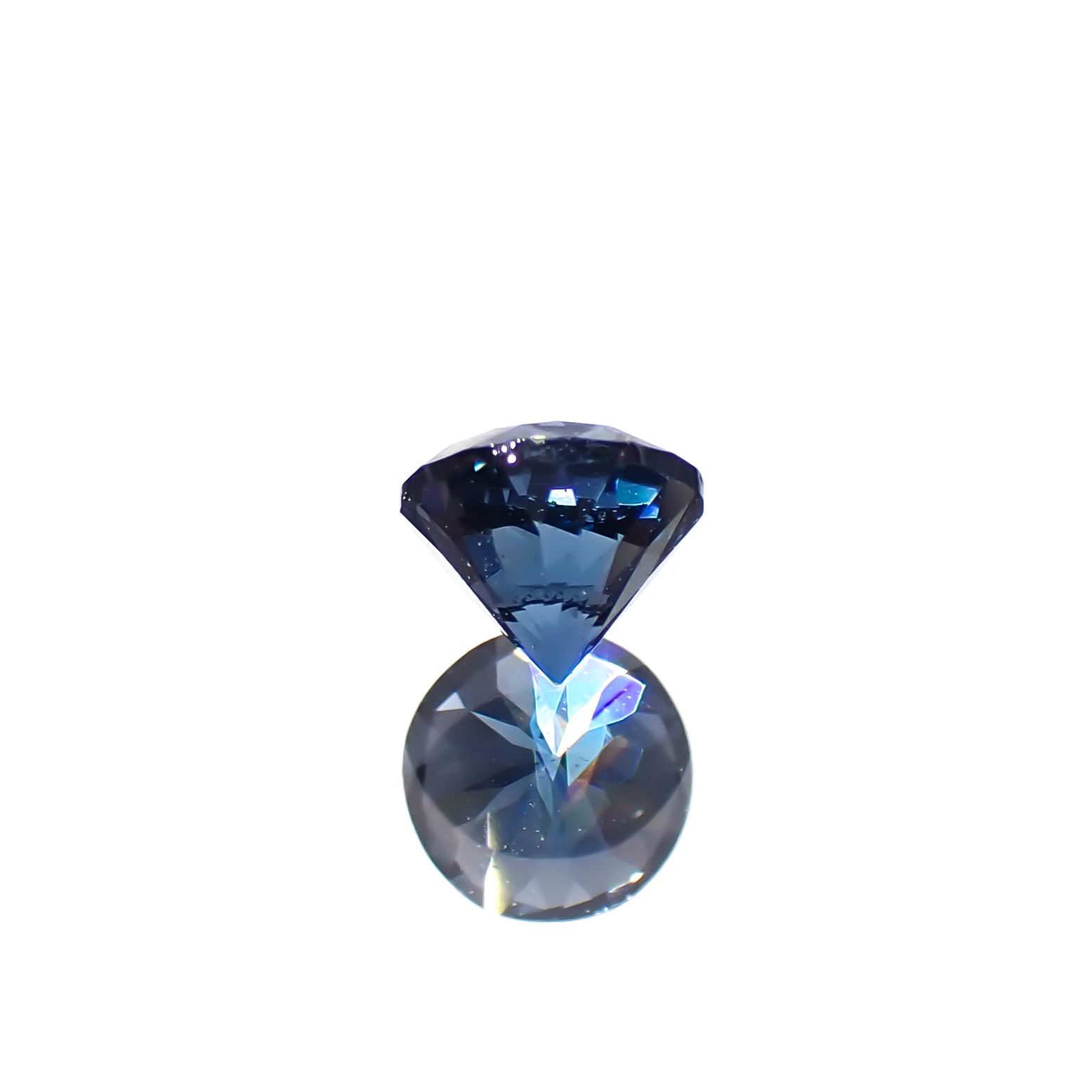 コバルトブルースピネル(宝石名ブルー・スピネル)タンザニア産 0.296ct ソ付(日独)[240928995]3.83x3.86mm前後