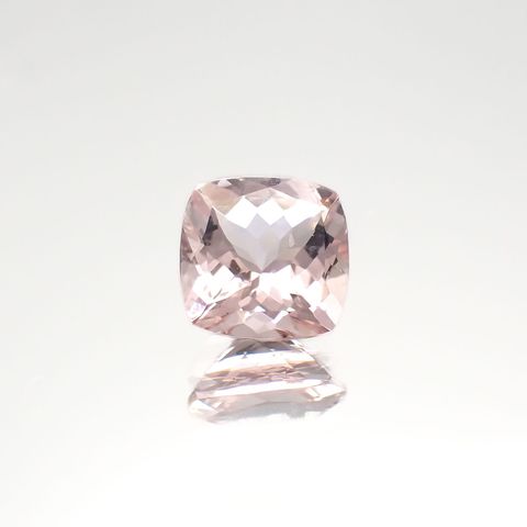 モルガナイト(宝石名モルガナイト)ナイジェリア産 1.25ct 識別済[220717068]7.1x7.1mm前後
