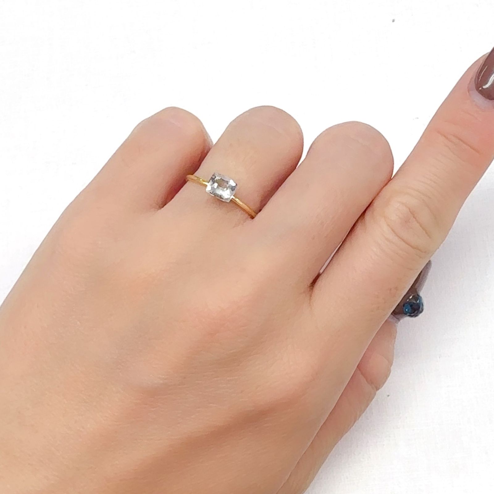 ティンカーベルクォーツ ブラジル産 0.58ct[240628176]5.8x4.8mm前後