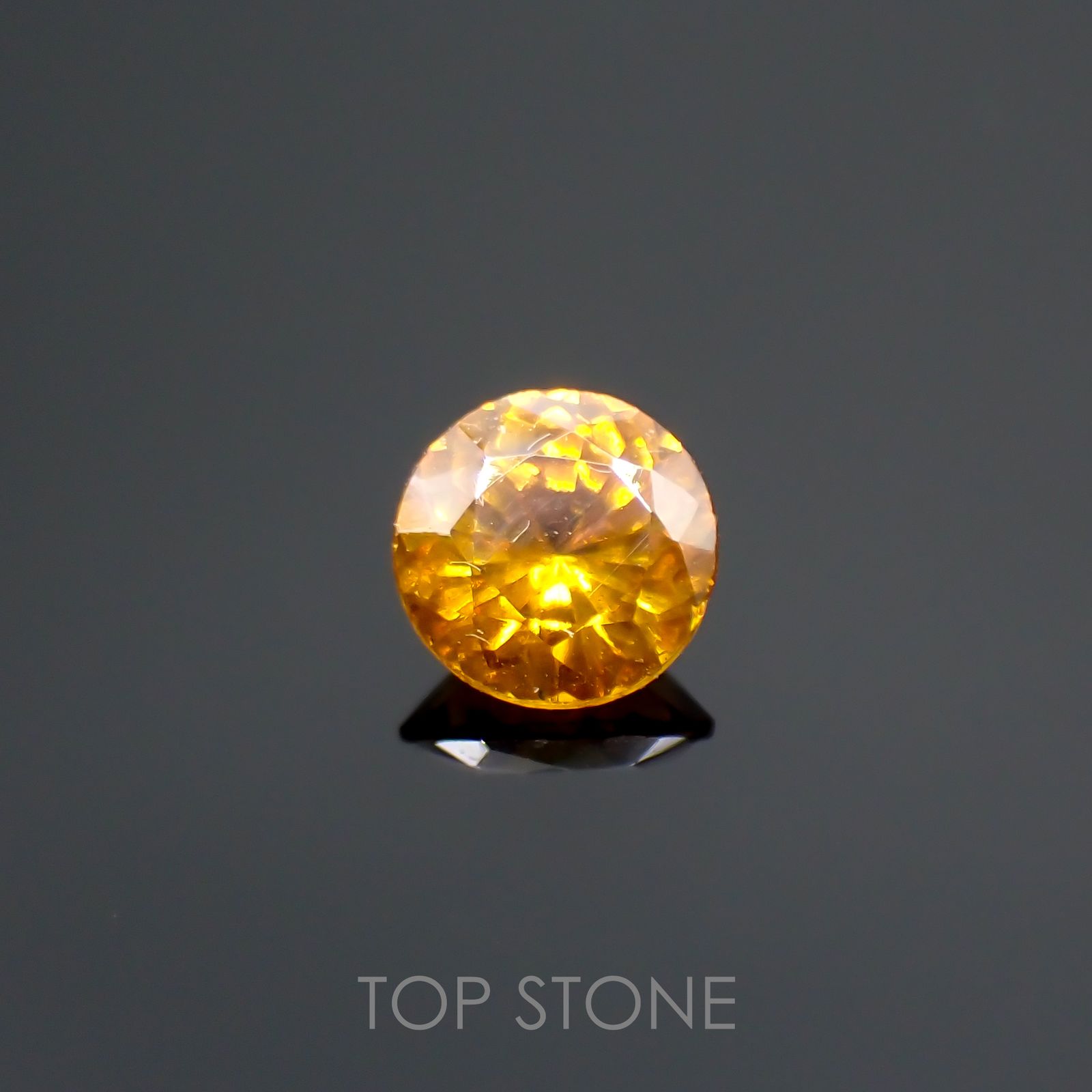 スファレライト スペイン産 ルース 0.72ct[210812401]5.3×5.3mm前後