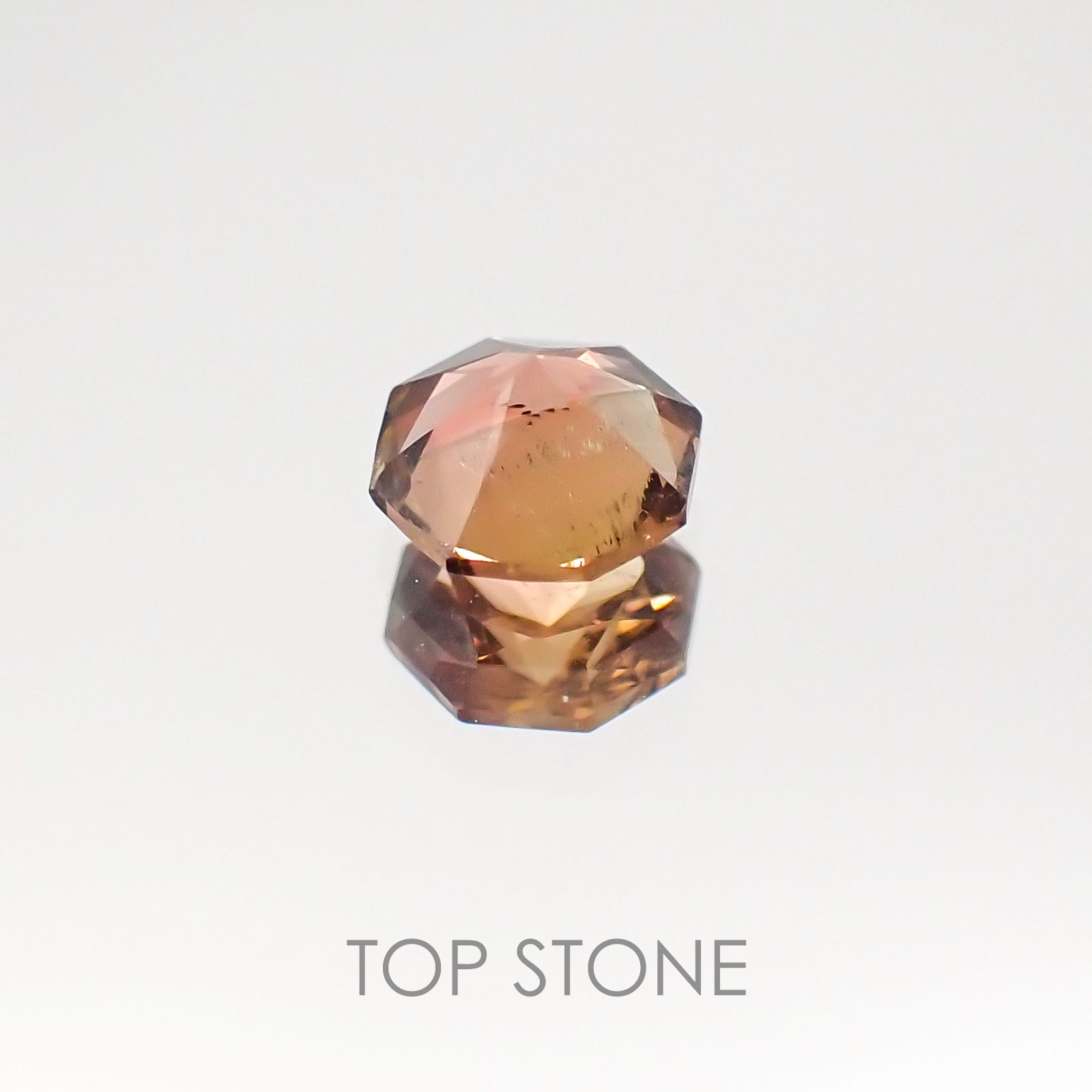 ◇オクタゴンカット◇バイカラートルマリンSA ブラジル・アフリカ産 ルース 0.28ct[20117150]4.4×4.4mm前後