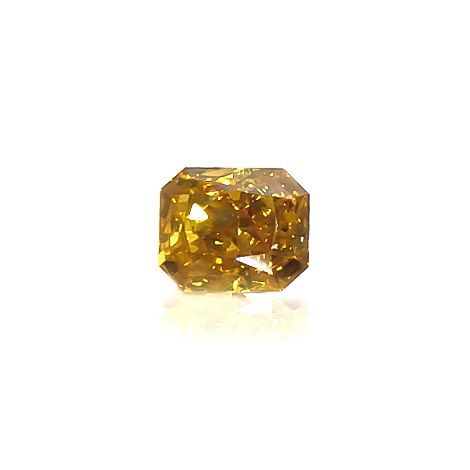 0.144 ct Fancy Vivid Yellow Orange SI2 天然 イエロー