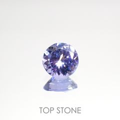 タンザナイト(宝石名タンザナイト)タンザニア産 0.70ct 識別済[220516041]5.9x5.8mm前後