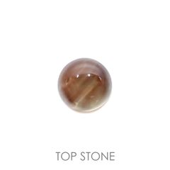 バイカラーアンデシン(宝石名アンデシン/ラブラドライト) チベット産 3.39ct 識別済[211013546]9.5×9.4mm前後