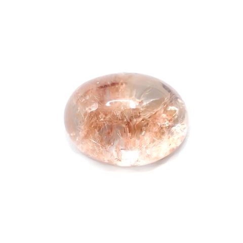 ピンクデュモルチェライトインクォーツ ブラジル産 26.51ct[231224419]20.9x15.8mm前後