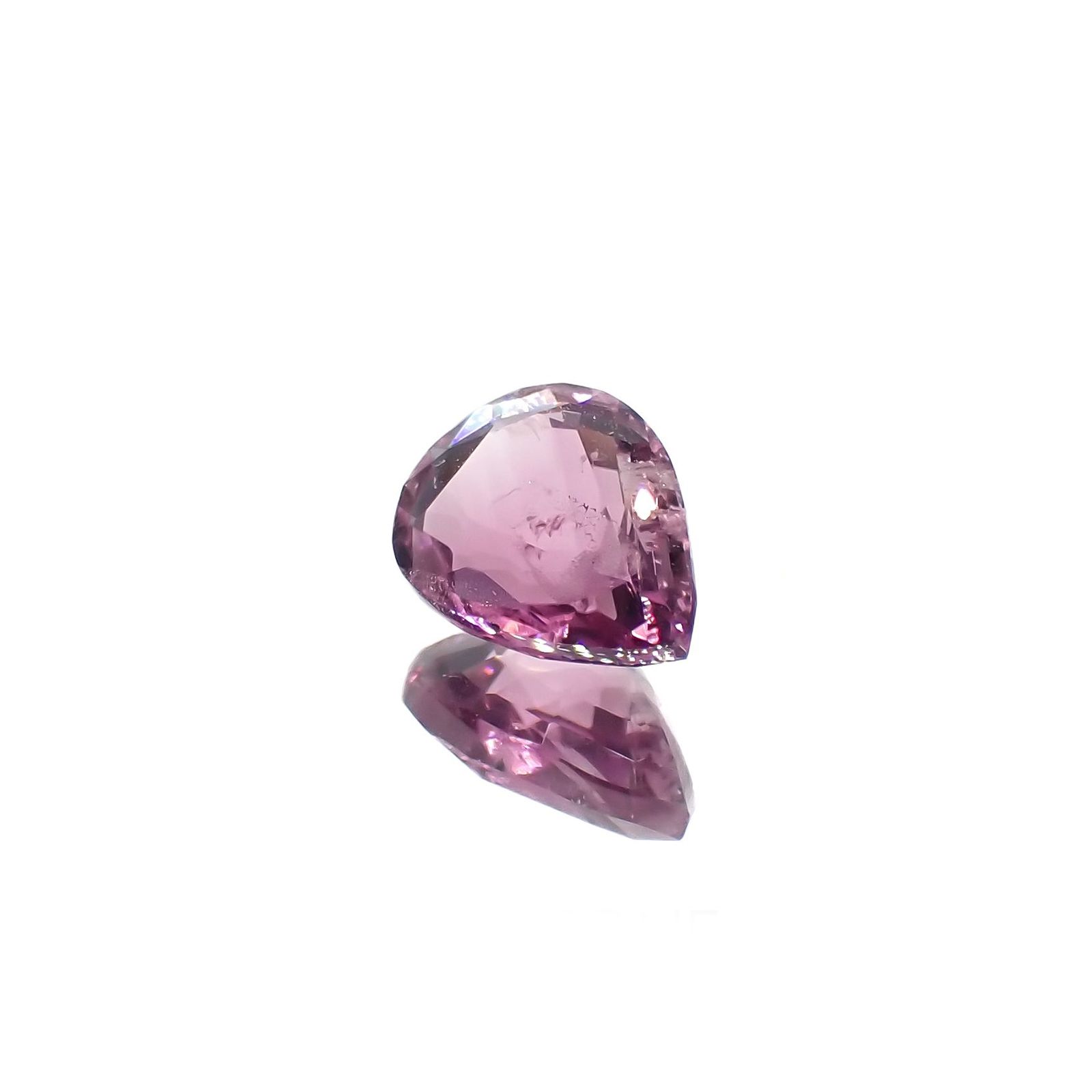 ピンクポードレッタイト(宝石名ピンク・ポードレッタイト)ビルマ産 ソ付(彩珠) 0.936ct / 7.2x5.3mm前後 [260718921]
