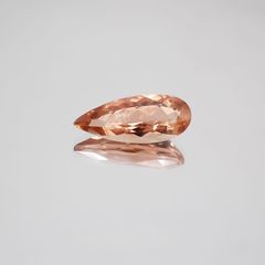 オレゴンサンストーン(宝石名ラブラドライト・サンストーン)アメリカ・オレゴン州産 2.753ct ソ付(彩珠)[230622269]15.8x6.5mm前後