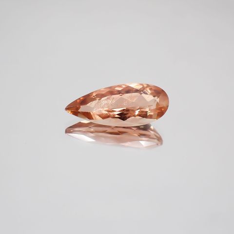 オレゴンサンストーン(宝石名ラブラドライト・サンストーン)アメリカ・オレゴン州産 2.753ct ソ付(彩珠)[230622269]15.8x6.5mm前後