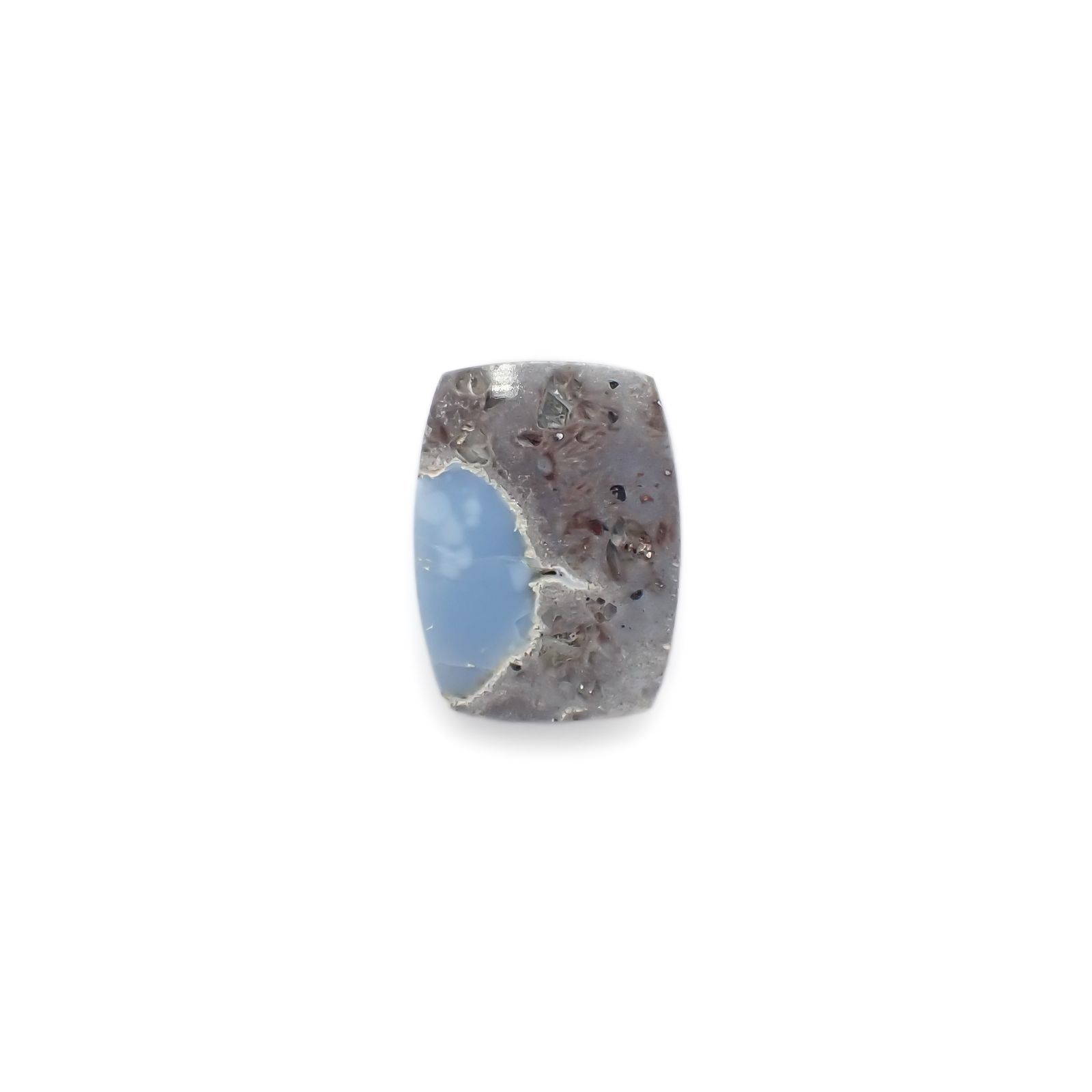 マトリックスブルーオパール アメリカ・オレゴン州産 11.81ct[220917807]20.1x14.9mm前後