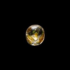 オイルインクォーツ パキスタン産 8.08ct / 13.3x11.7mm前後 [231224521]