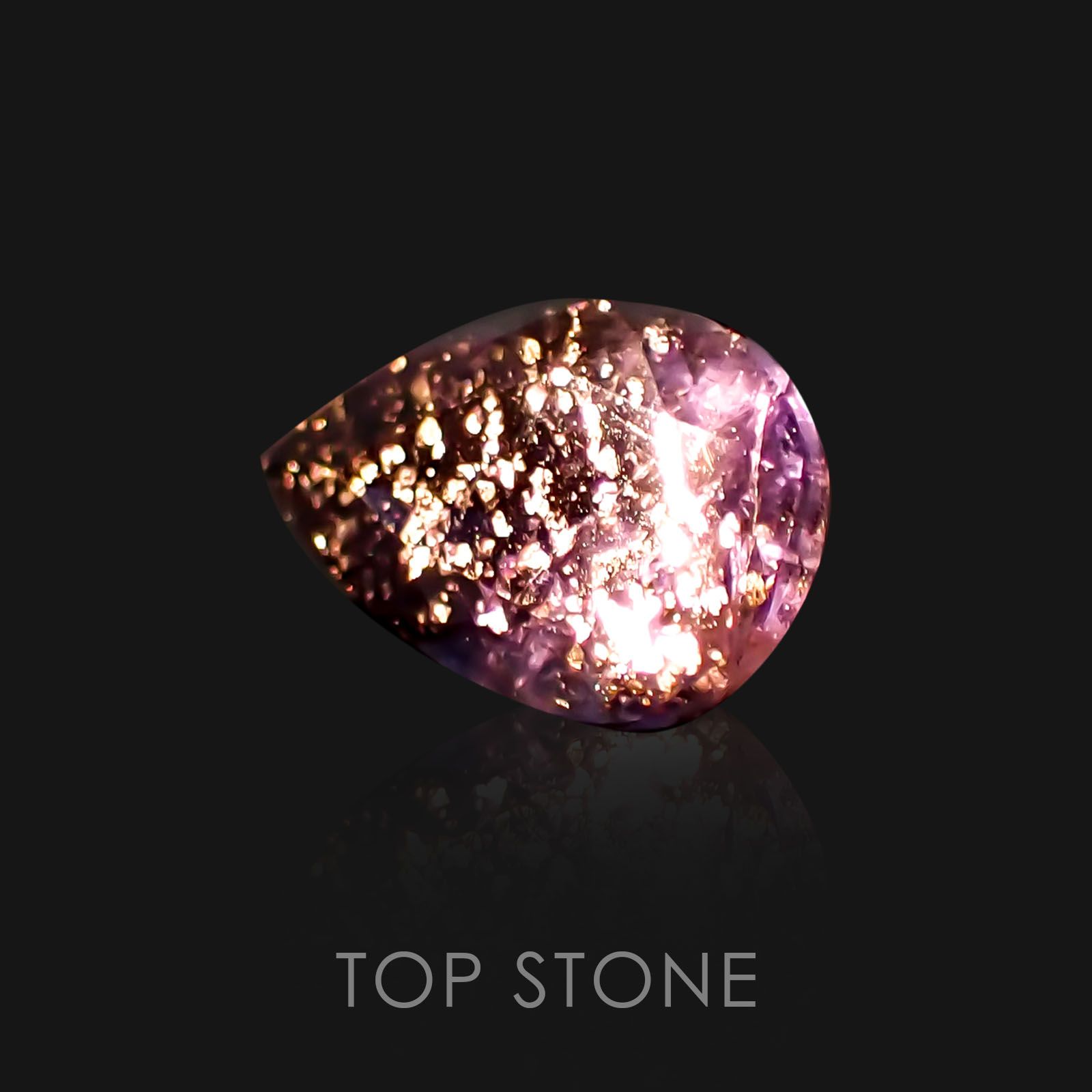 アイオライトサンストーン インド・ブラジル産 ルース 0.83ct[20128409]8×5.5mm前後