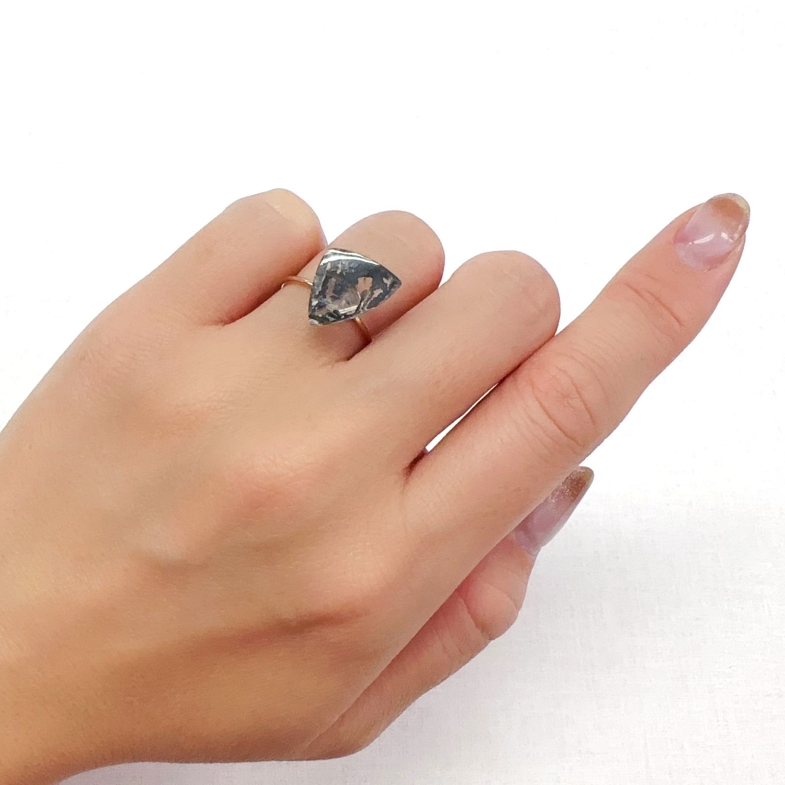 デンドリチッククォーツ ブラジル産 4.66ct[231023713]11x14.9mm前後