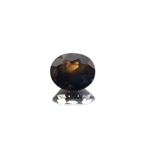 ゴールドシーンサファイア 非加熱(宝石名シーン・サファイア) ケニア産 0.814ct ソ付(彩珠)[260812077]5.8×5mm前後