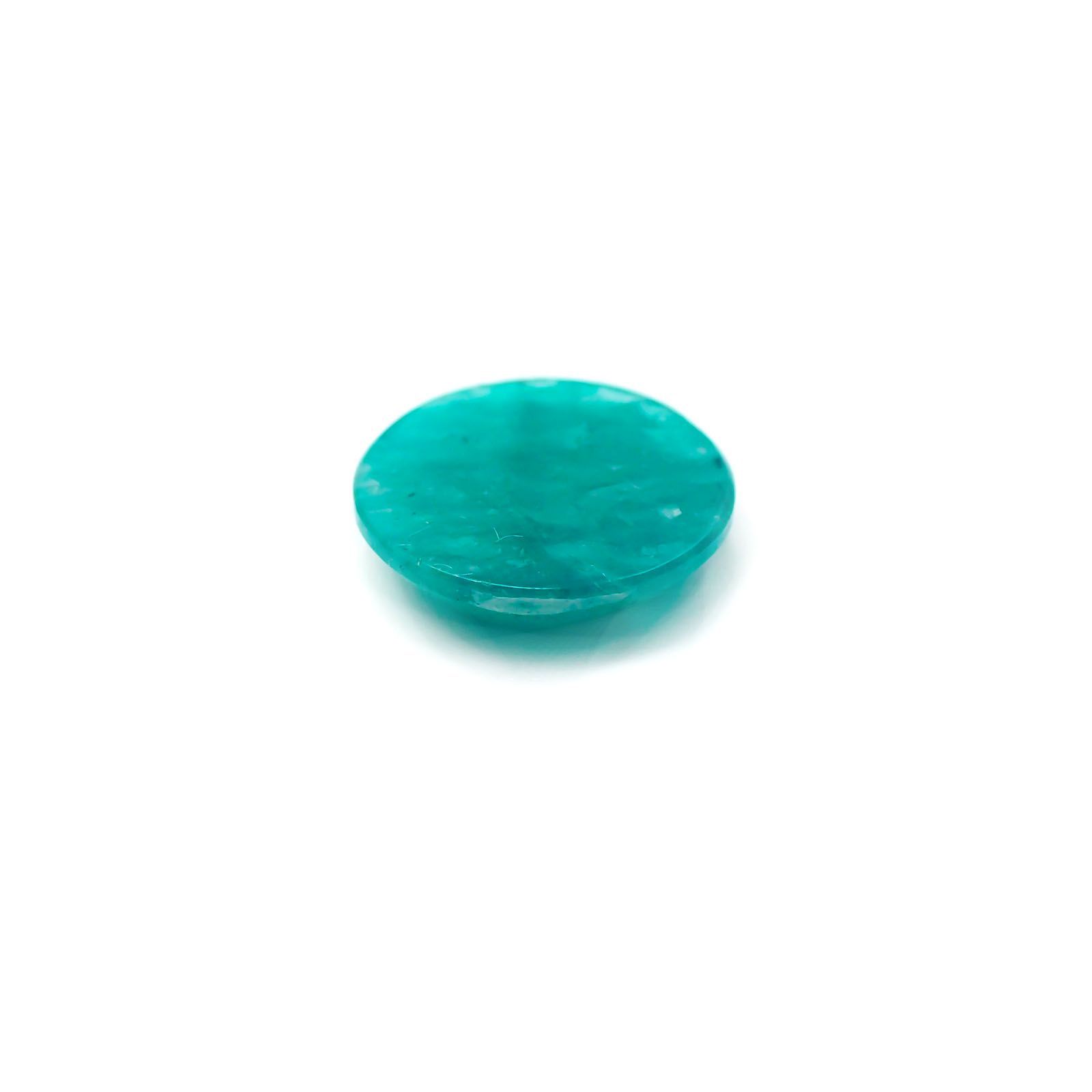 マトリックスアマゾナイト(アマゾナイトインクォーツ/フェルドスパー) ブラジル産 5.78ct[230823089]14.1x14mm前後