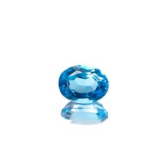スイスブルートパーズ ブラジル産 1.76ct [241229578]7.9x6.2mm前後
