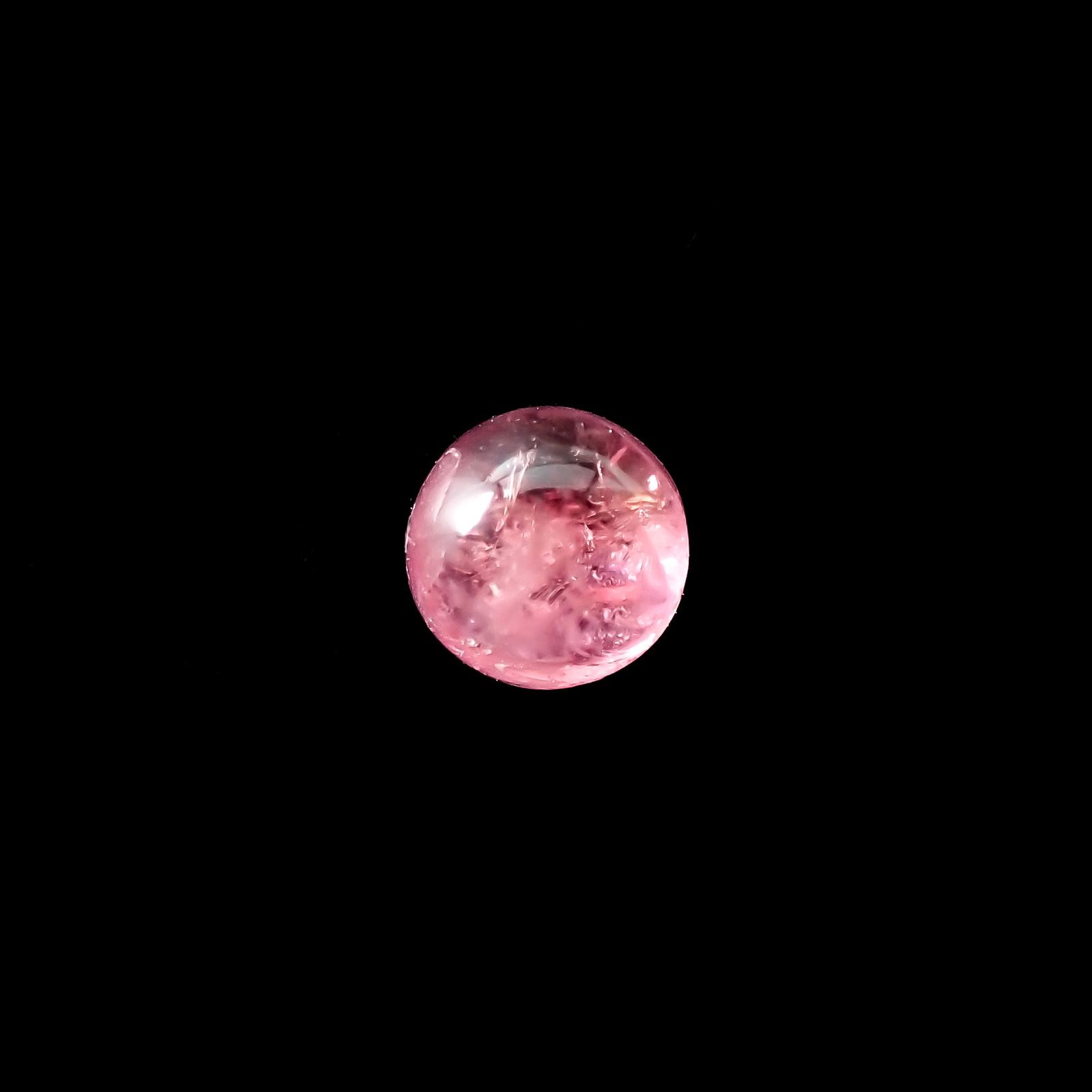 ペツォッタイト(ラズベリル)(宝石名ペツォッタイト)マダガスカル産 0.769ct ソ付(彩珠)[240226152]5x5mm前後