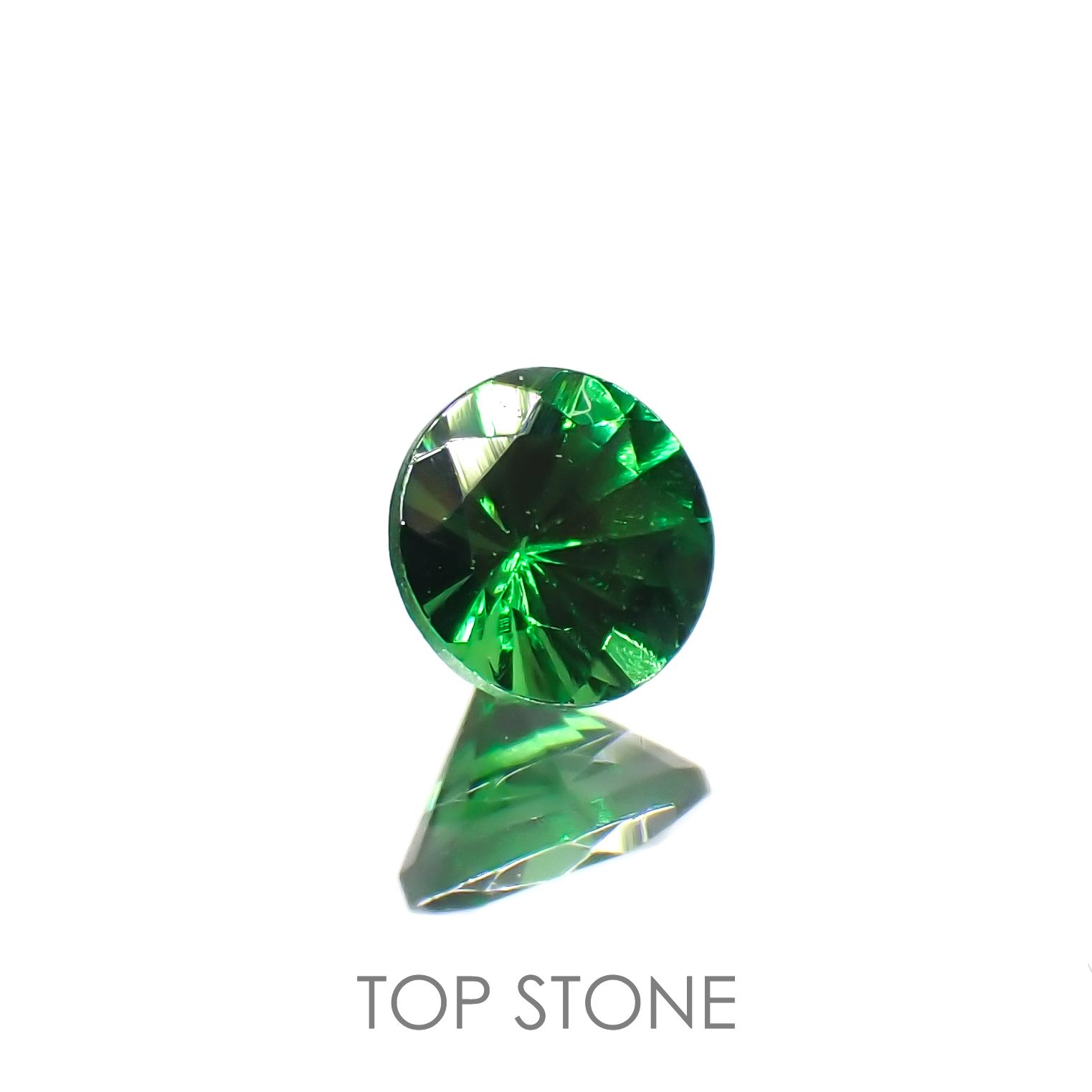 ツァボライト(宝石名ガーネット)タンザニア産 0.13ct 識別済[221018716]3.1x3mm前後