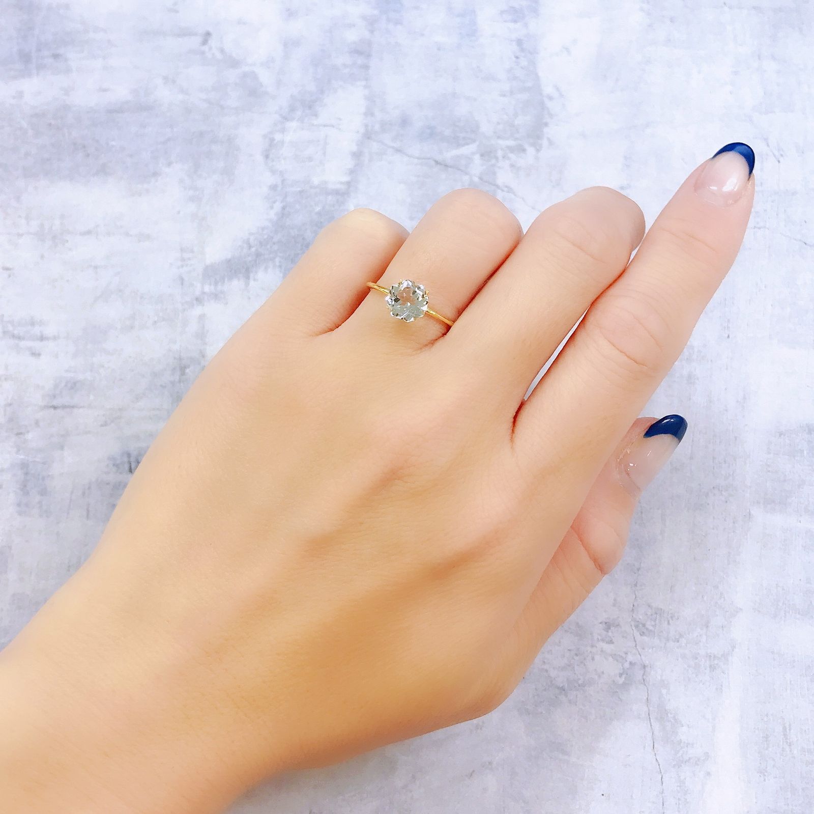 ◇オクタゴンカット◇ホワイトトパーズ ブラジル産 1.82ct[221119161]7x7mm前後