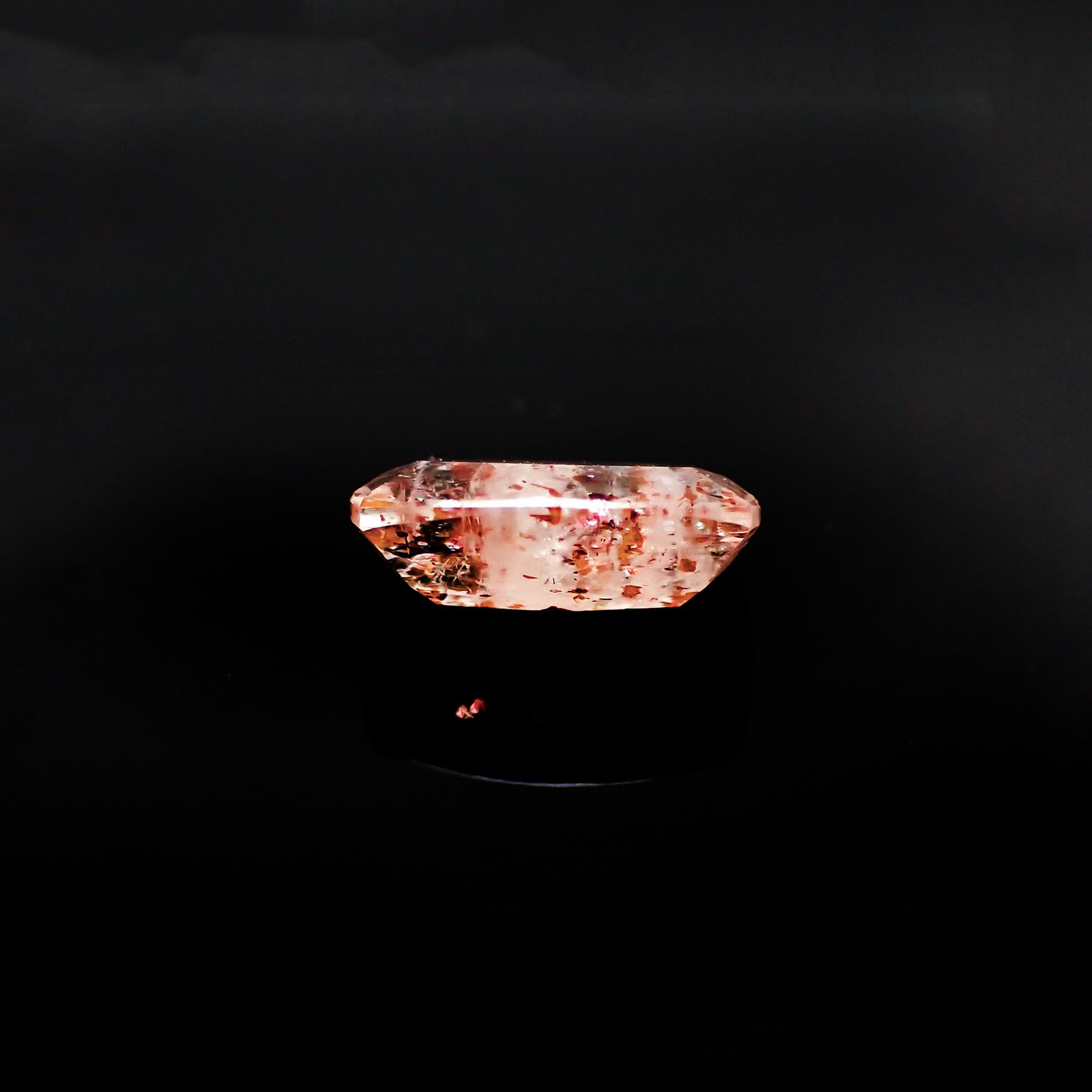 イリュージョンサンストーン(宝石名フェルドスパー) タンザニア産 3.24ct 識別済[210310198]12×8.5mm前後