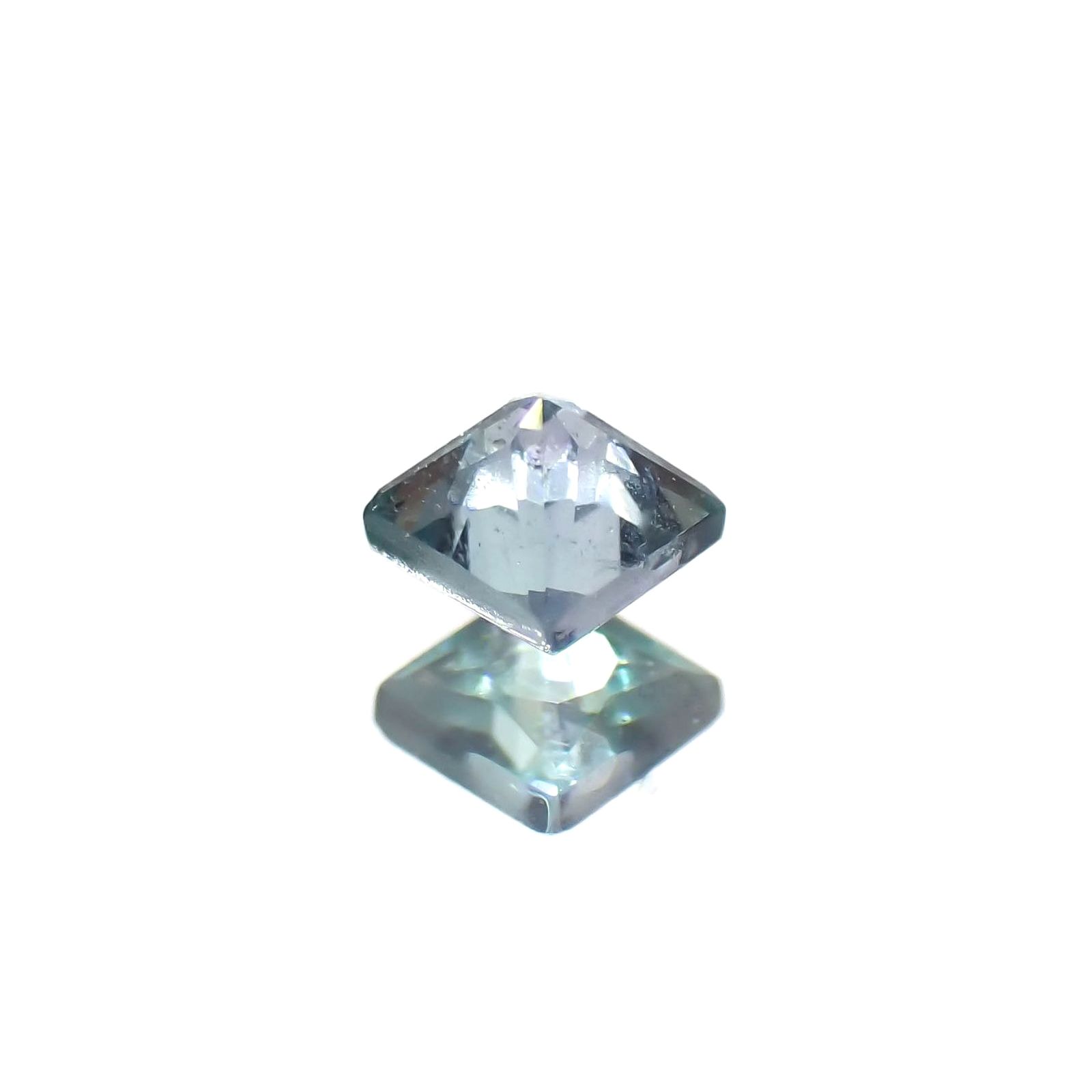 ◇プリンセスカット◇ブルーグリーンコーネルピン タンザニア産 0.074ct / 2.1x2.1mm前後 [260222853]