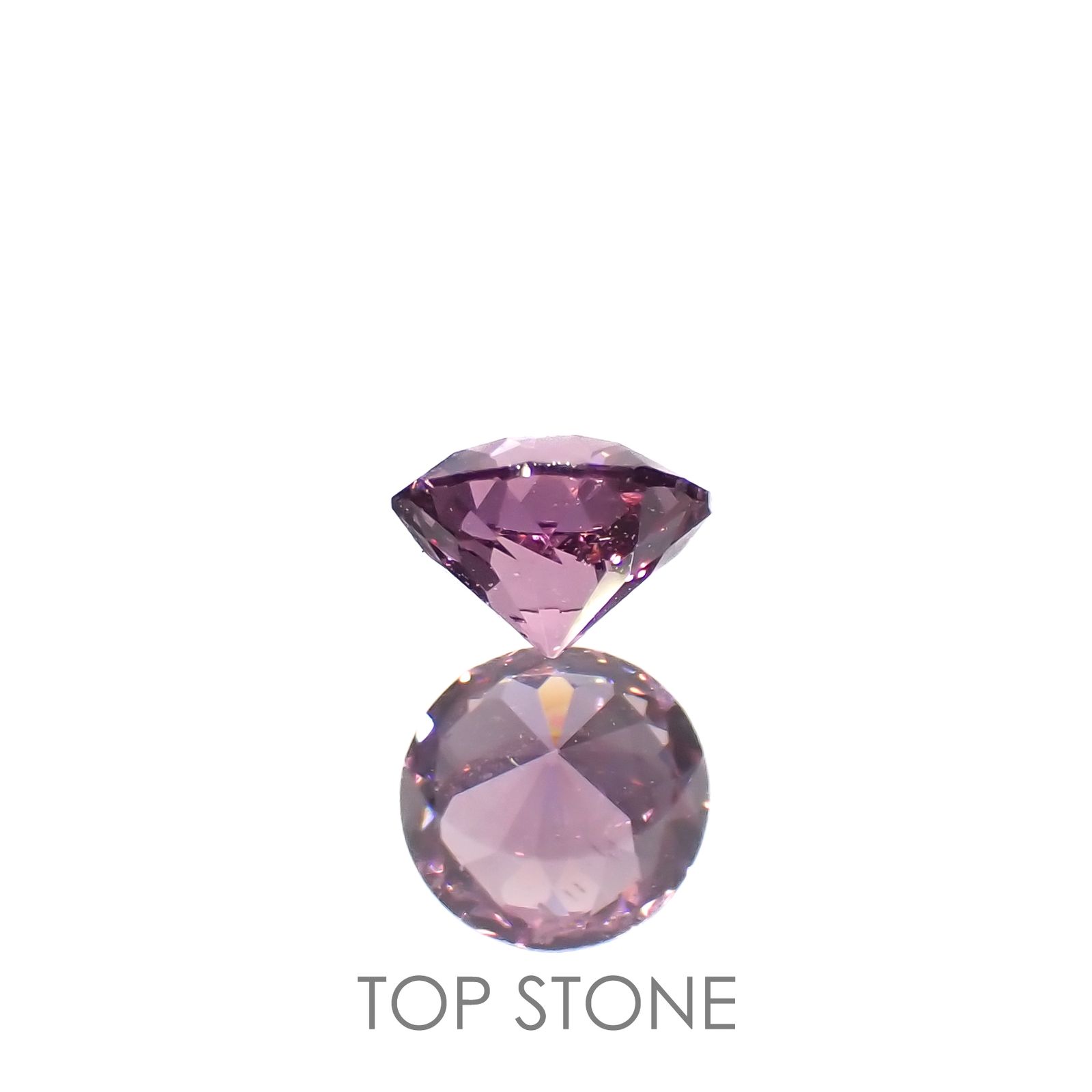 ピンクスピネル(宝石名スピネル)ビルマ/マダガスカル産 0.35ct 識別済[220616136]4.2x4.2mm前後