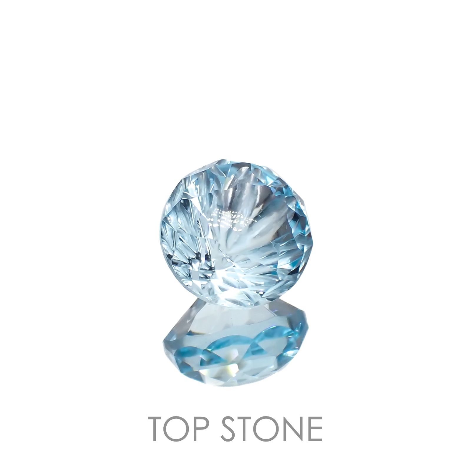 ◇カスタムカット◇ブルートパーズ ブラジル産 3.06ct[221219359]8.2x8.2mm前後