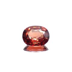 オレンジスピネル(宝石名スピネル)ビルマ産 3.743ct ソ付(彩珠)[220918082]11.2x9.3mm前後