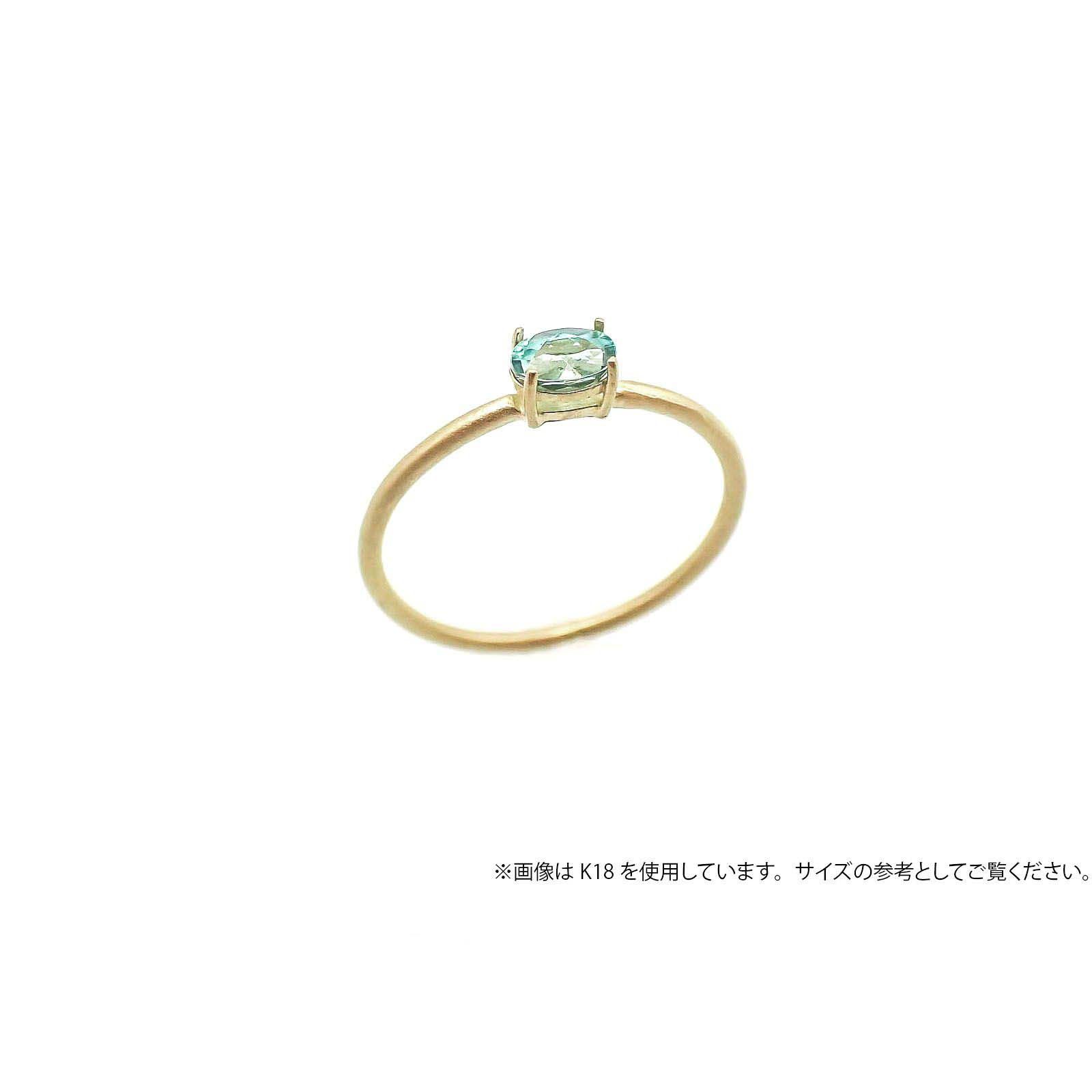 Pt900リング用空枠 オーバル爪留め 3×5mm用 つや消し [210913415]