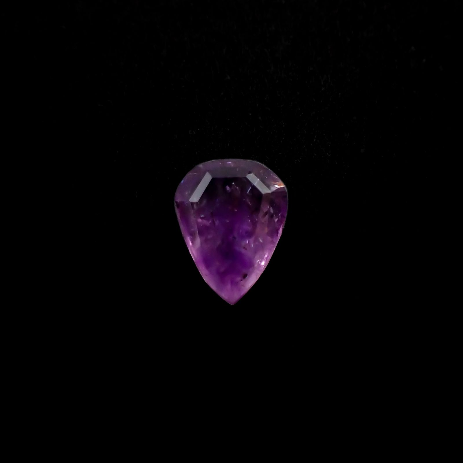 ◇リバーシブル◇アメジストエレスチャル ナイジェリア産 1.96ct[231224658]9.47x7.3mm前後