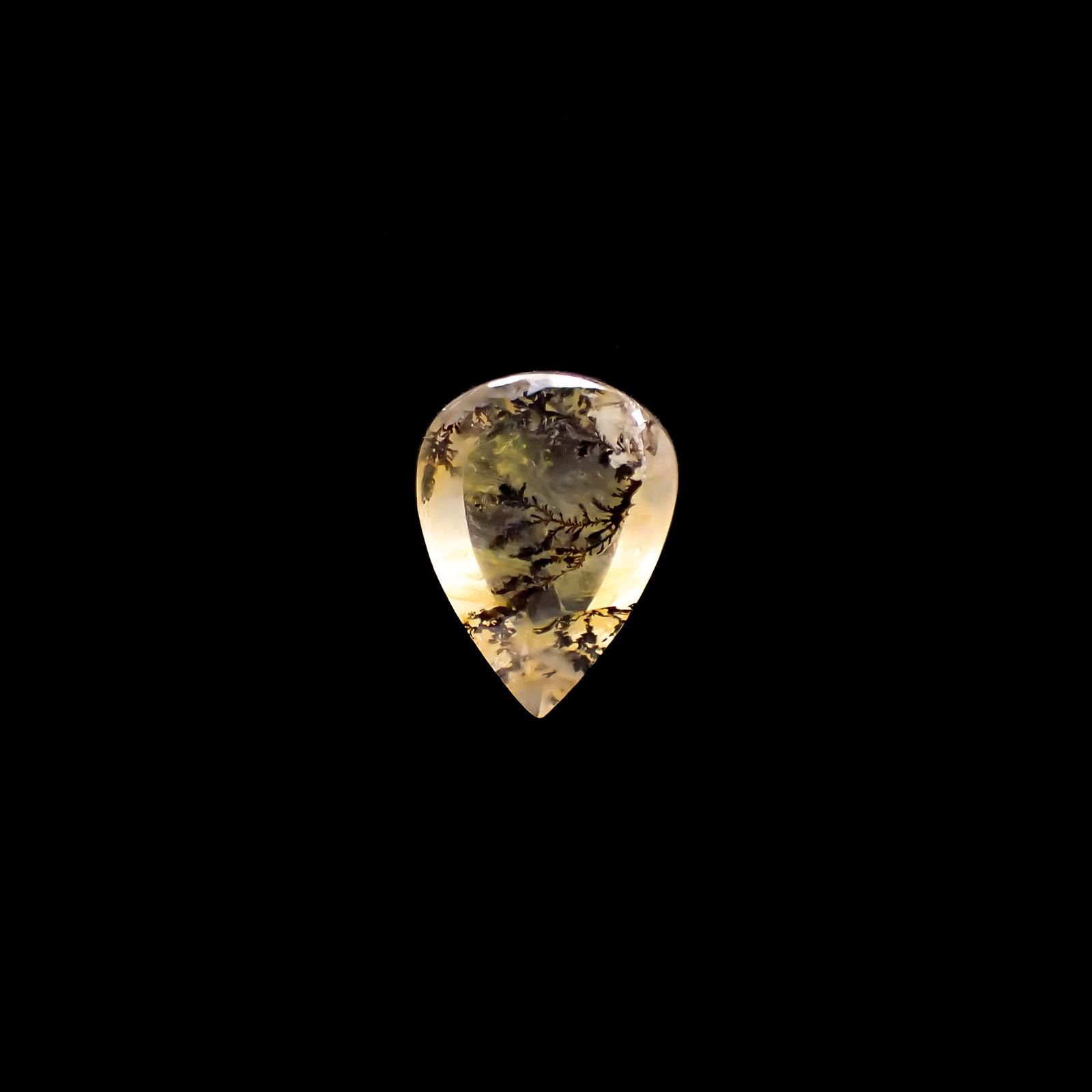 デンドリチッククォーツ ブラジル産 3.94ct[231224904]14x10.5mm前後
