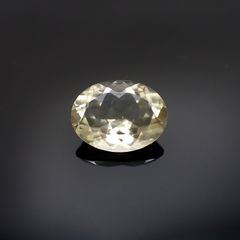 リビアングラス(宝石名インパクトガラス(衝撃溶融ガラス))発見地：エジプト・リビア砂漠 6.79ct 識別済[211213795]16.1x12.1mm前後