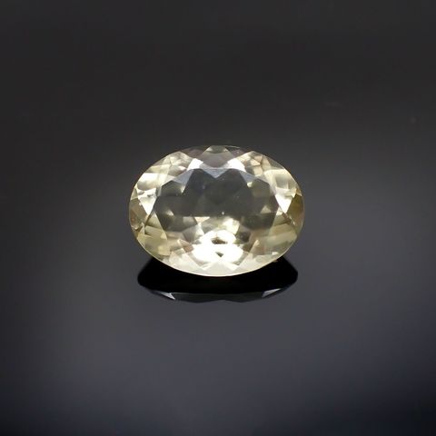 リビアングラス(宝石名インパクトガラス(衝撃溶融ガラス))発見地：エジプト・リビア砂漠 6.79ct 識別済[211213795]16.1x12.1mm前後