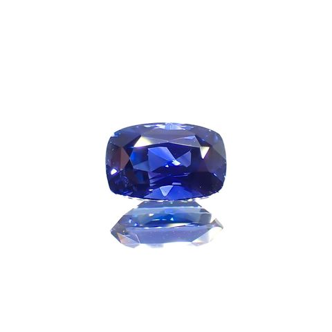 コーンフラワーブルーサファイア(宝石名サファイア/コーンフラワーブルー)マダガスカル産 1.54ct AIGS鑑付[220616445]7.98x5.31mm前後