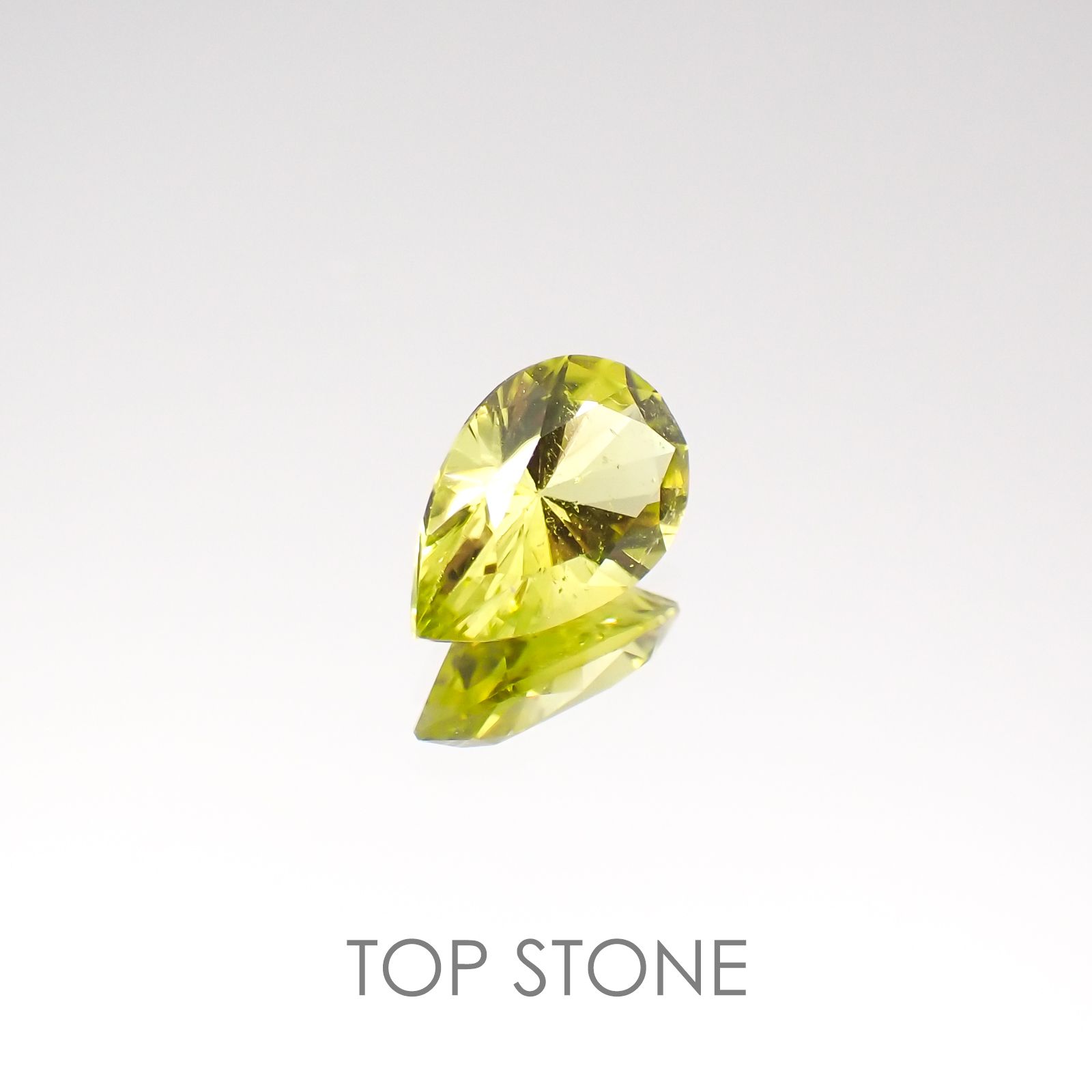カナリートルマリン モザンビーク産 ルース 1.05ct[20117432]8.6×5.7mm前後