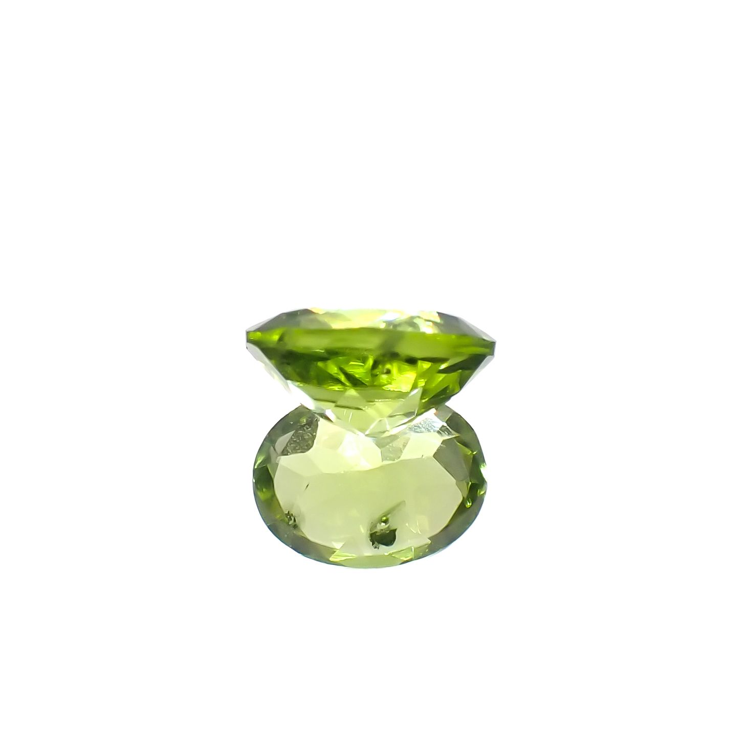 ブラックリリーパッドペリドット アメリカ・アリゾナ州産 2.10ct [231224608]8.9x7mm前後