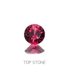 レッドスピネル ビルマ/マダガスカル産 0.20ct[230220545]3.6x3.5mm前後