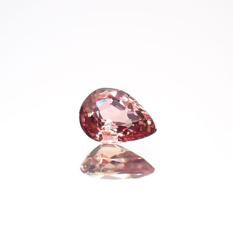 パパラチャサファイア 非加熱(宝石名サファイア/別名パパラチャ・サファイア)スリランカ産 0.19ct GIA鑑付[230521935]4.13x3.11mm前後