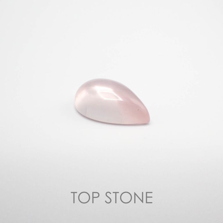 スターローズクォーツ マダガスカル産 ルース 10.89ct[]18.8×12mm前後 | TOP STONE(トップストーン)