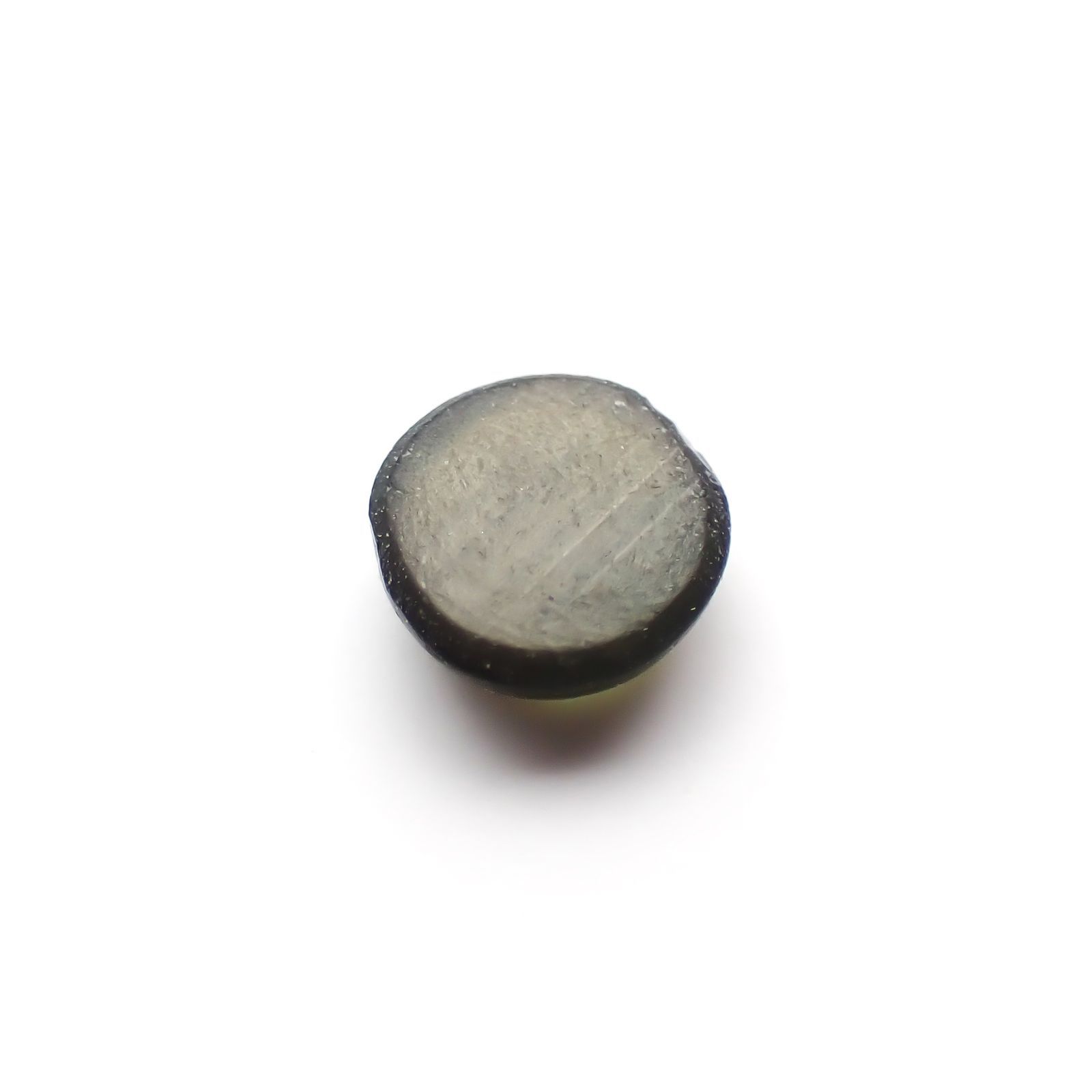 ゴールドシーンサファイア(宝石名シーン・サファイア)ケニア産 識別済 0.52ct / 4.7x4.6mm前後 [220616226]