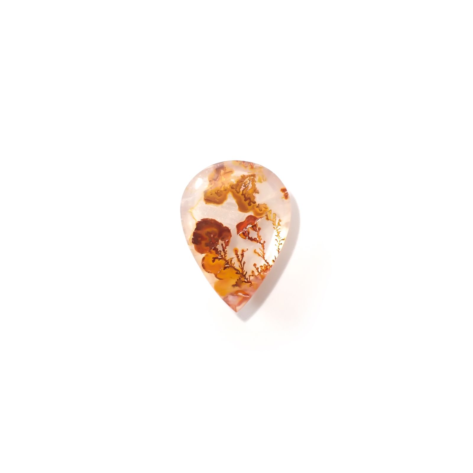 レッドデンドリチッククォーツ ブラジル産 11.85ct[231225085]19.9x14.5mm前後