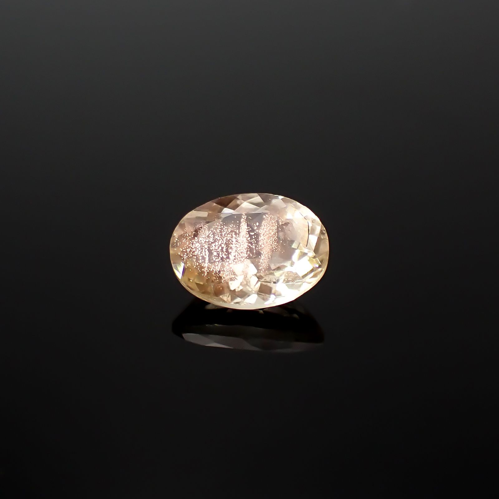 オレゴンサンストーン アメリカ・オレゴン州産 1.19ct[240628213]8x6.1mm前後