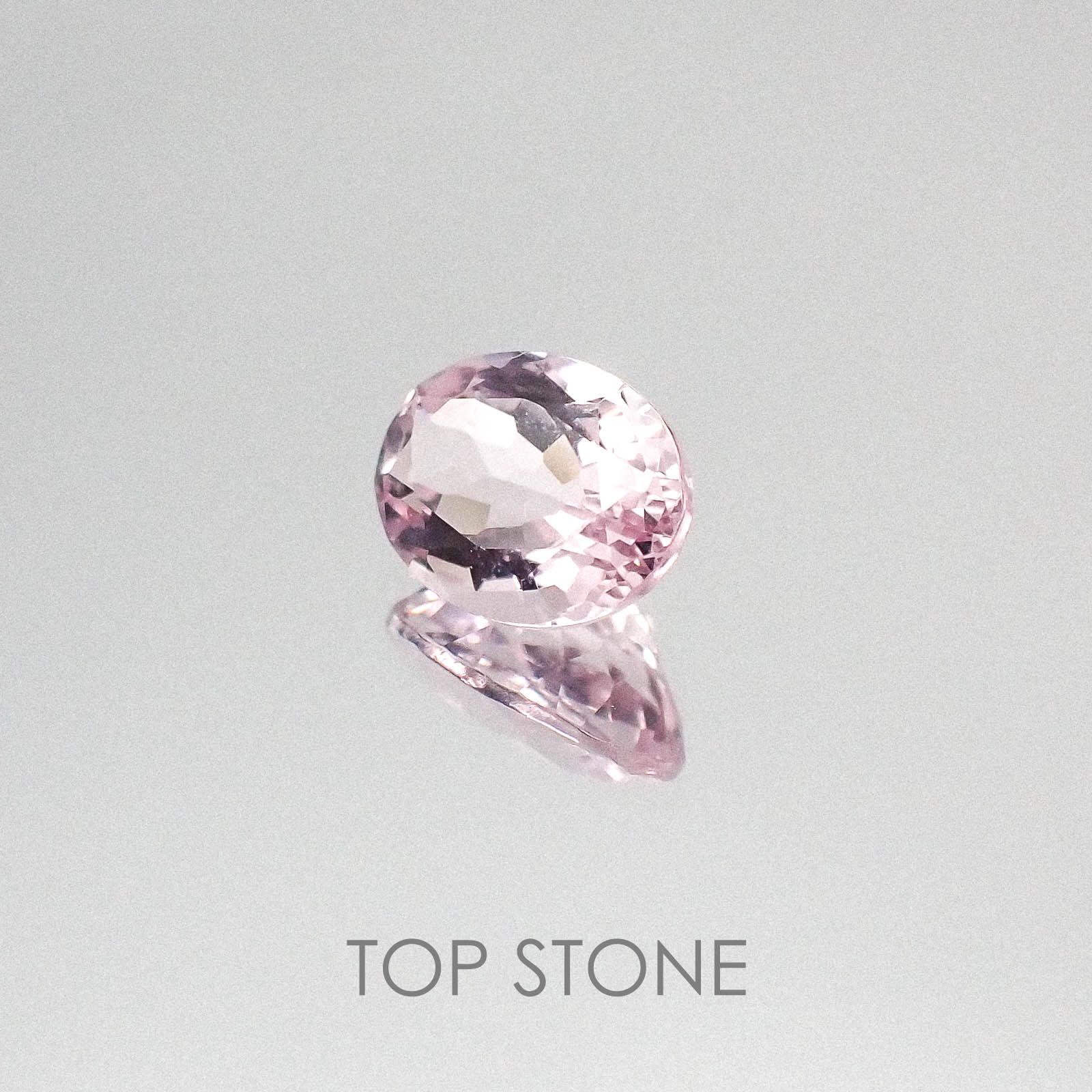モルガナイト ブラジル産 ルース 1.23ct[20084367]8.1×6.1mm前後