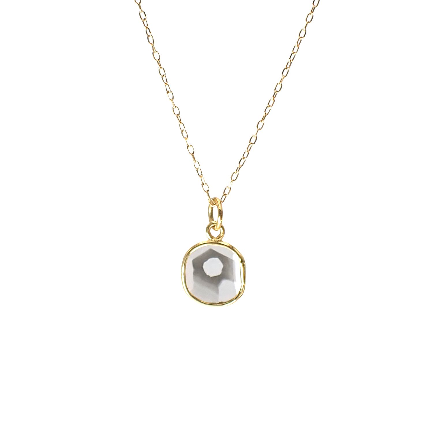 ◇K18仕様◇トラピッチェスライスダイヤモンド ペンダントトップ/チャーム(※チェーン別売り) 1.07ct / 8.2x7.7mm前後 [250430226]